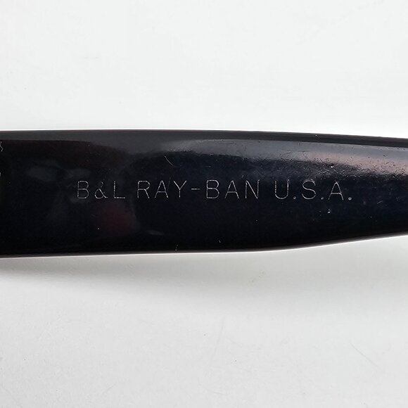 Ray-Ban B&L W1924 XXAO Black Frame G-15 Green Glass Lens Cat Eye Sunglasses 55mm main image 6